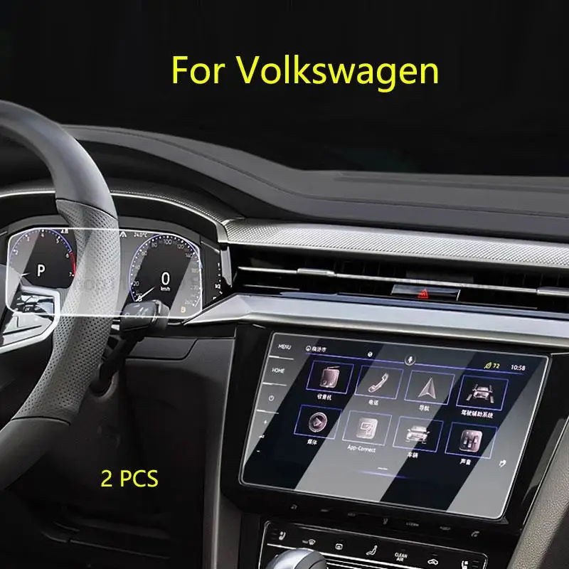 

Tempered Glass Screen Protector for Volkswagen VW Arteon 2 Discover Pro 2018 Car GPS navigation instrument anti-scratch fitting