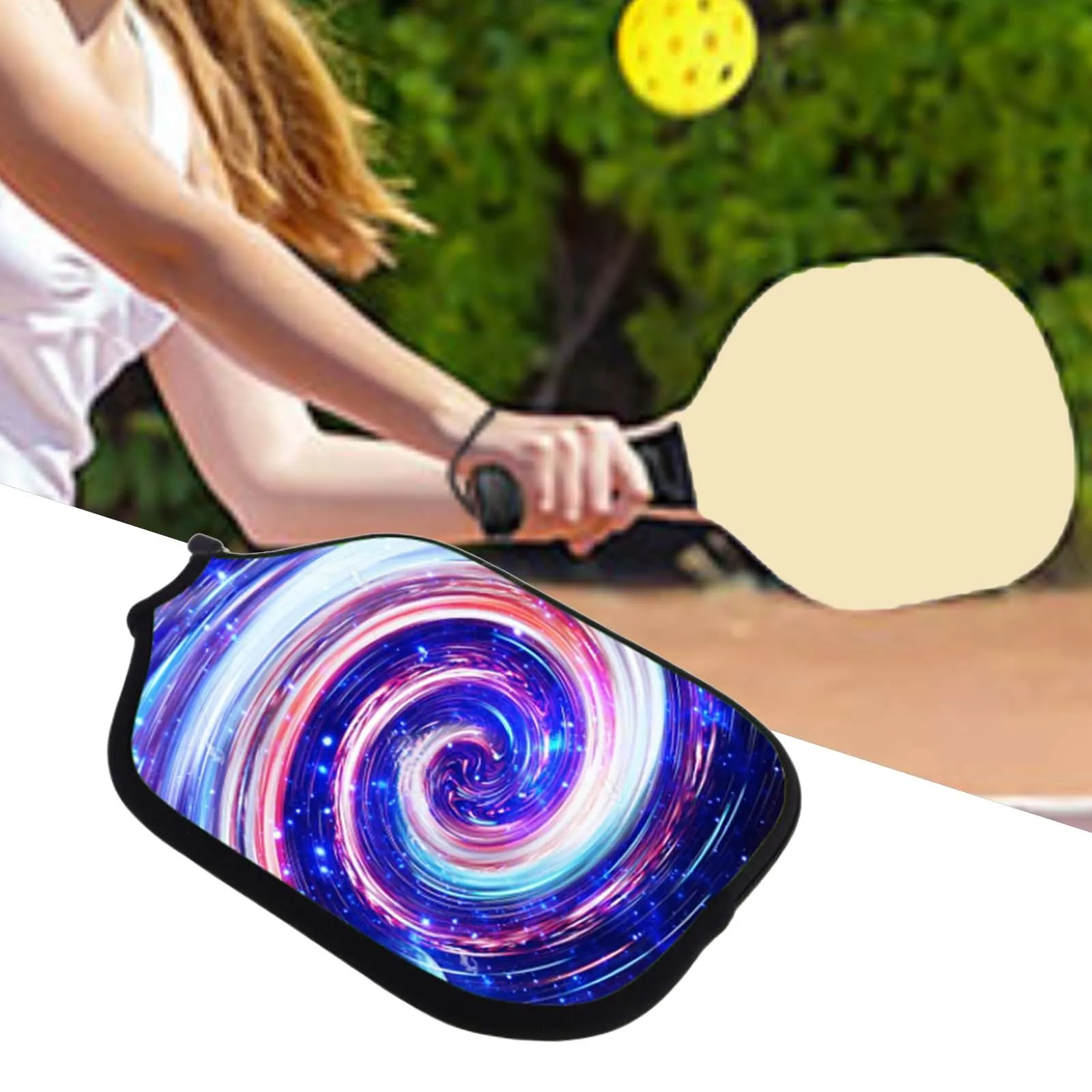 النيوبرين Pickleball غطاء مجداف مضرب حافظة واقية كم سستة الحقيبة مضرب مقاوم للماء حامي دائم الملحقات