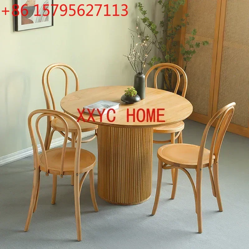 

Круглый обеденный стол для игр, ресторанов, современных баров, кофеен, офисов, в скандинавском стиле, мебель для кухни, садовые мебельные гарнитуры SQC