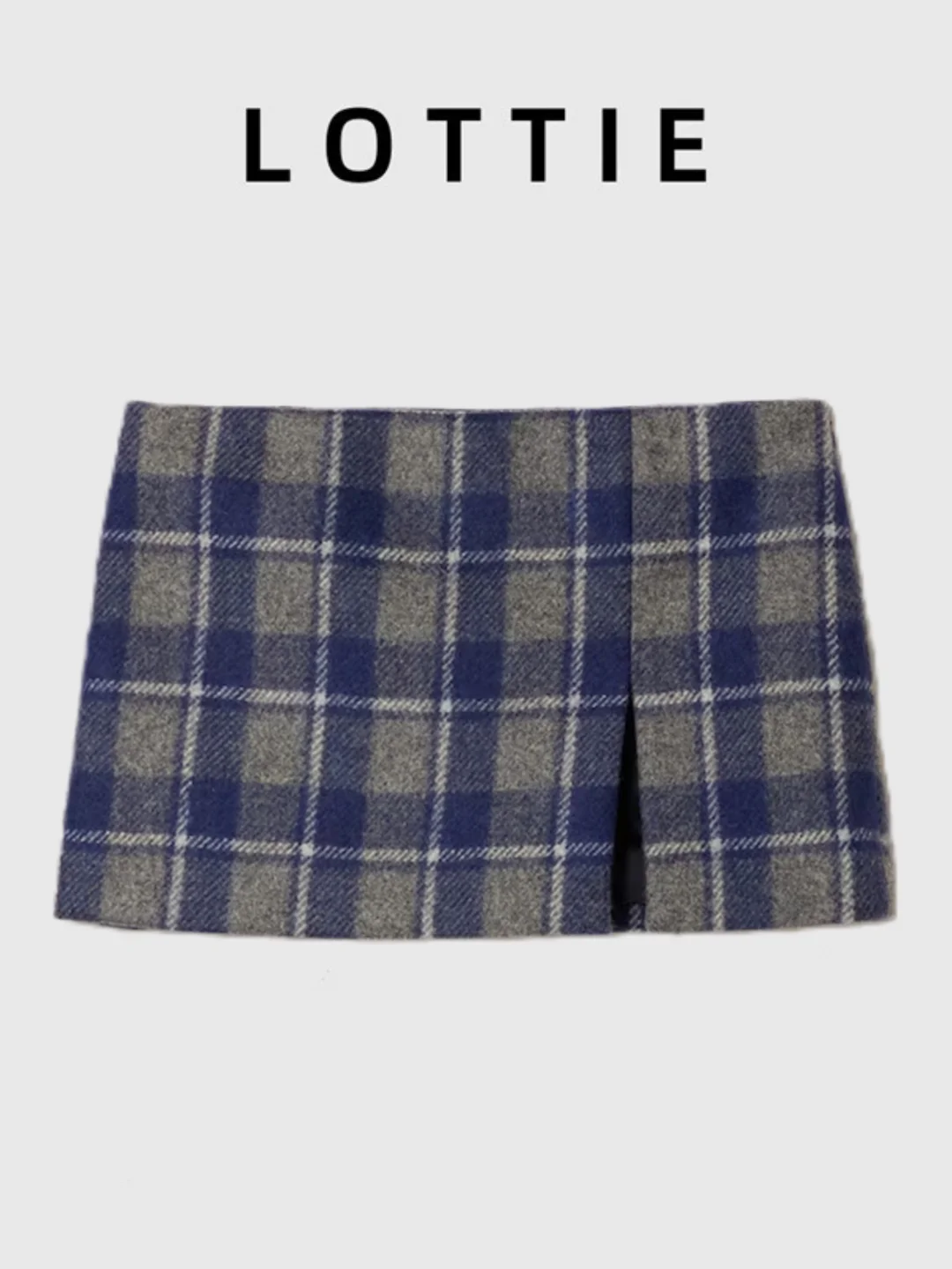 

Lotti High-Defn 26, ранняя весна, новая кожаная шерстяная юбка в клетку с буквенным логотипом, юбка длиной до пола, женская юбка