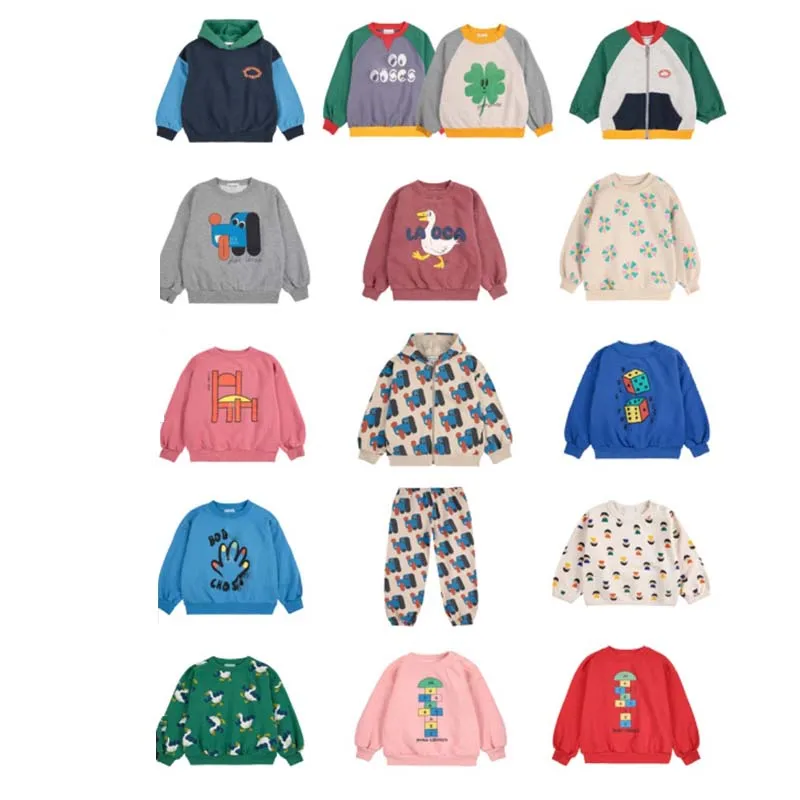 

PER-SALE 2025 Autumn BC Boys Girls Cute Sweatshirt Girls Cartoon Printed Sweatshirts Baby Kids Hooded Kids Boutique Clothes