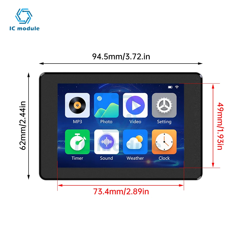 

ESP32-S3 3.5-inch Capacitive Touch Screen ESP32-S3 Wifi BT Development Board 320*480 RGB 65K Color