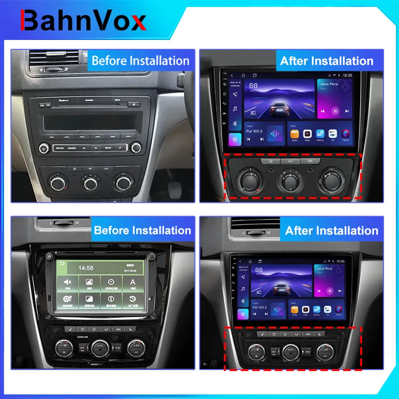 10 inch Android Car Radio Frame for Skoda Yeti 5L 2009 - 2014 2din Stereo GPS Fascia Bezel Panel Adapter Wire Harness