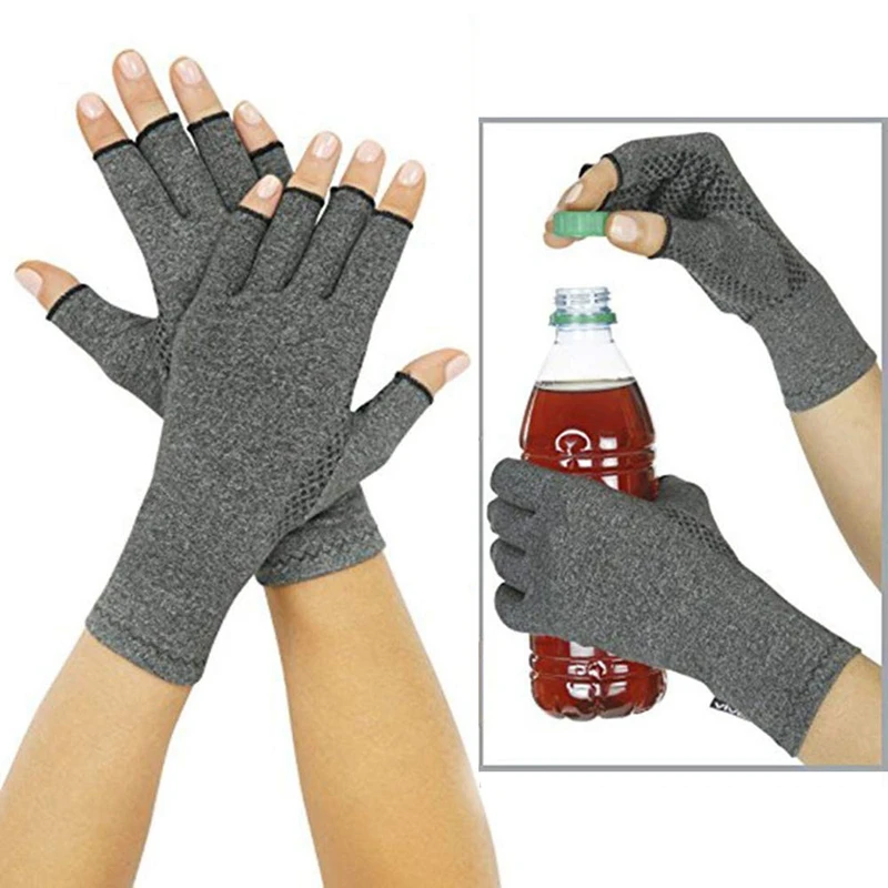 Hot AD-Compression Glove For Rheumatoid, Osteoarthritis - Heat Hand Gloves For Computer Typing, Arthritic Joint Pain Relief, Car