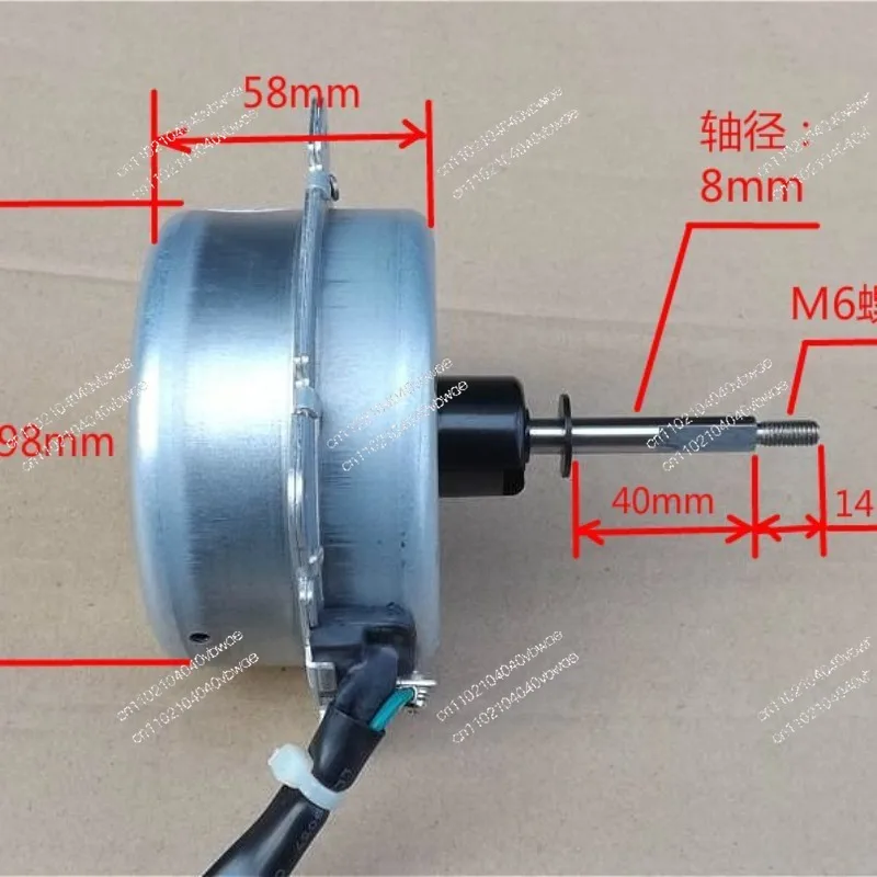 Low-speed three-phase permanent magnet brushless AC brushless wind turbine, manual hydraulic power 12-220V