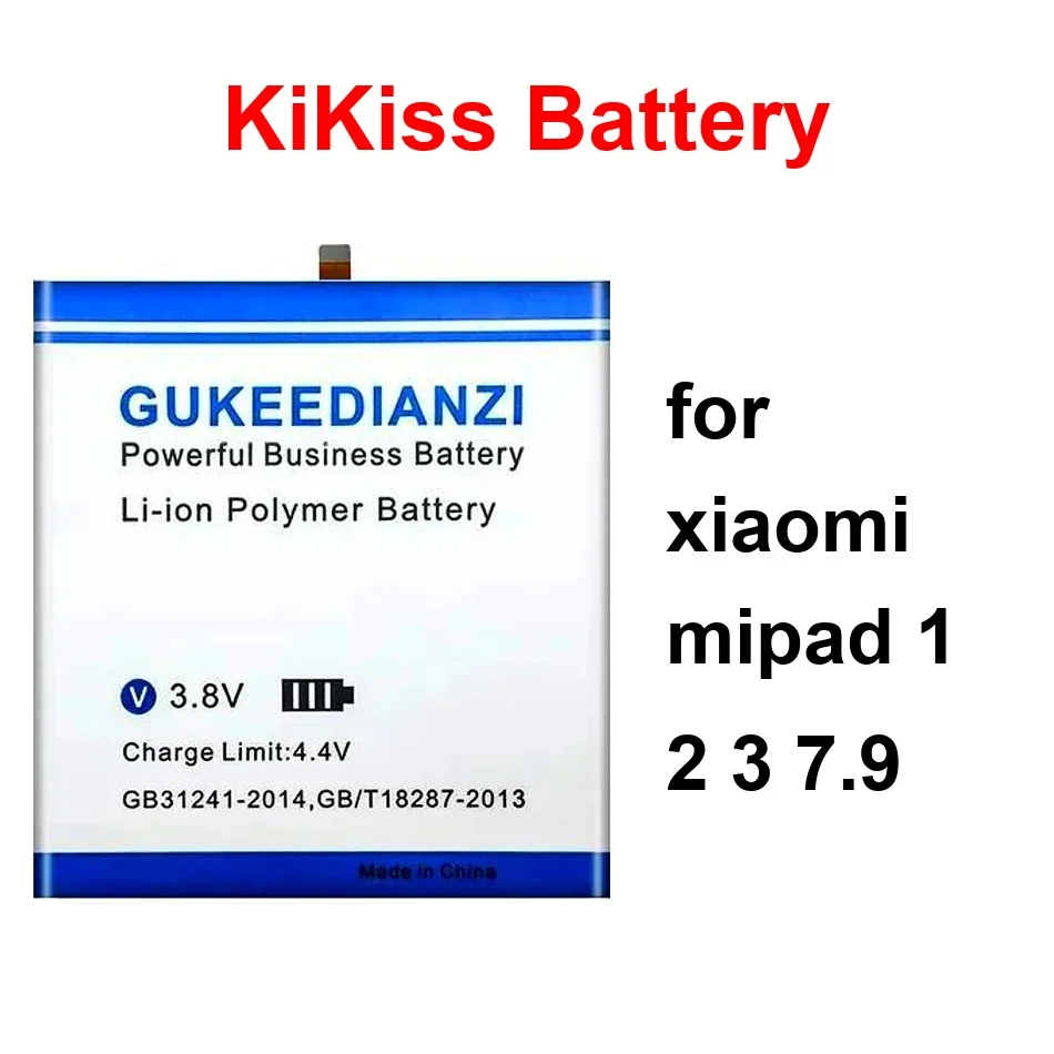 

Tablet Battery Stable BM60 BM62 BM61 7700-9250Mah For Xiaomi Mipad 1 2 3 7.9