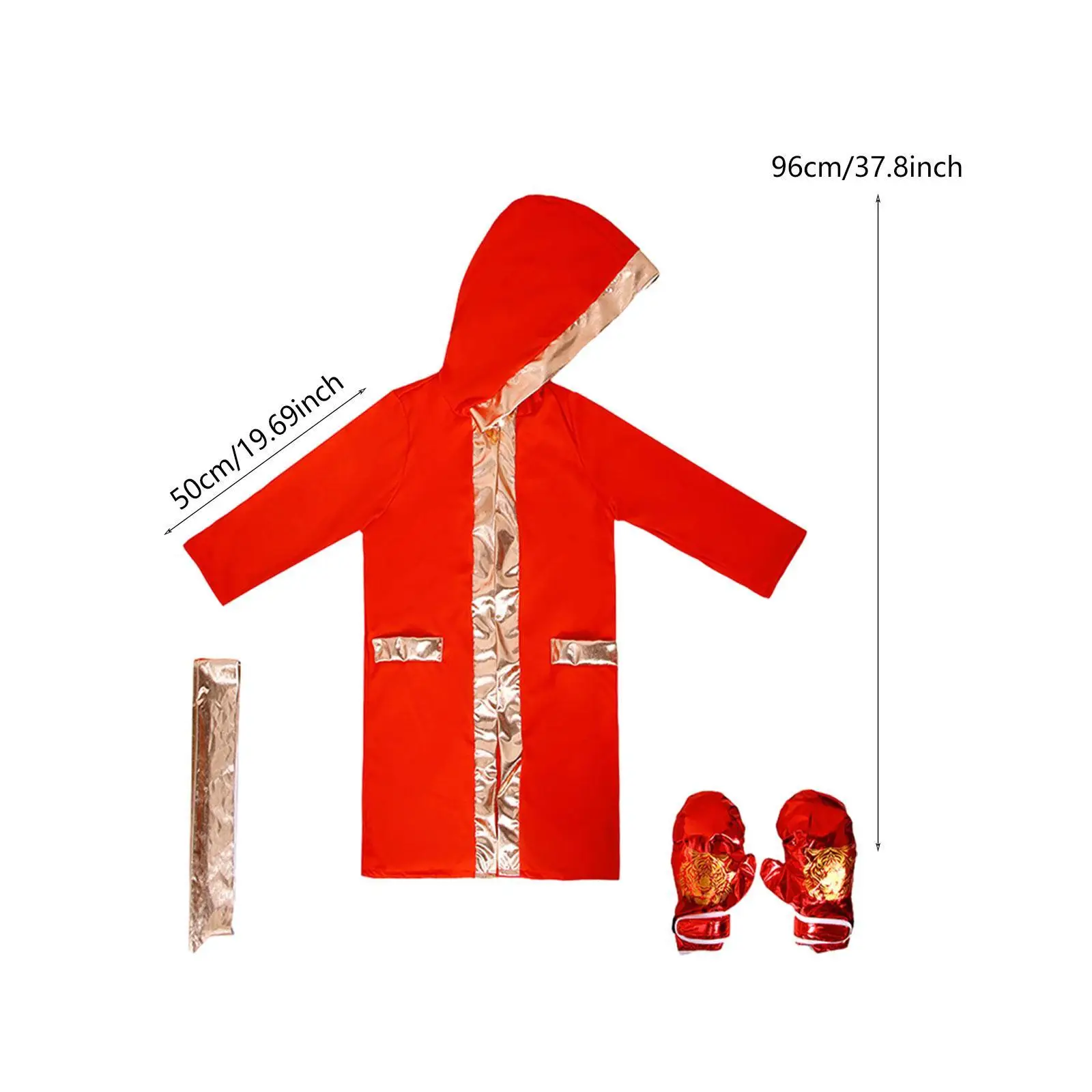 زي الملاكمة التنكري للأطفال خفيف الوزن لعيد الميلاد متعدد الاستخدامات