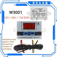10A 12V 24V 220VAC Digital LED Temperature Controller XH-W3001 HW-735 For Incubator Cooling Heating Switch Thermostat NTC Sensor