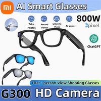 Xiaomi G300 Smart Glasses Bluetooth Waterproof 800W Pixels AI Shooting Video Voice Call Translation Multifunction Smart Glasses