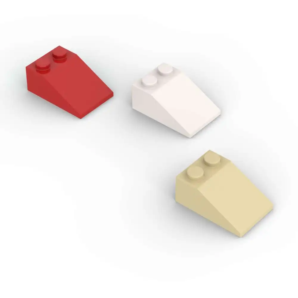 MOC 10 قطعة 3298 3x2 المنحدر 33 اللبنات عدة القلعة منزل الطوب الجسيمات لغز فكرة لتقوم بها بنفسك لعب الأطفال هدايا عيد الميلاد