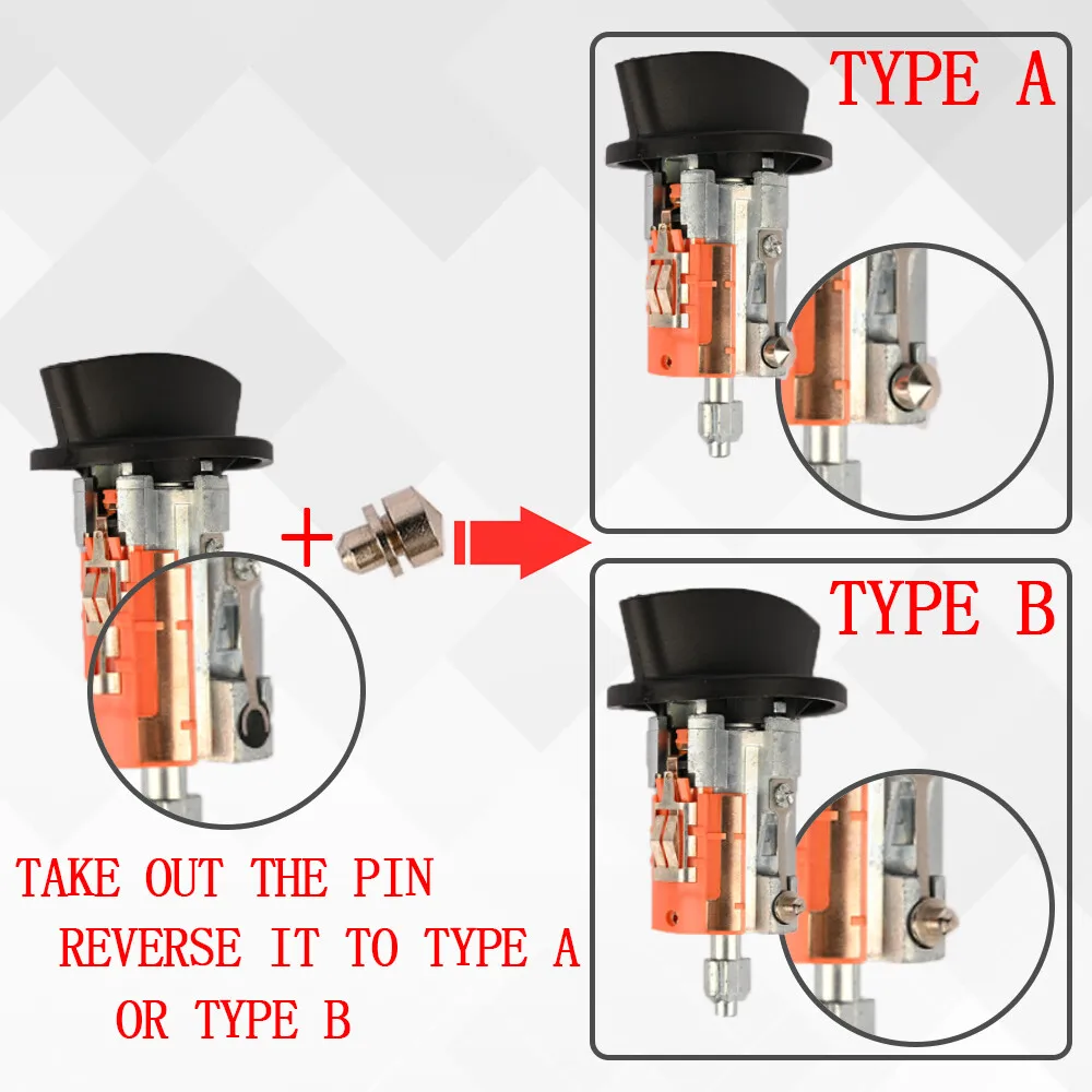 Ignition Switch Cylinder Tumbler MATCHING 2 Keys For Ford F250 F350 97-07 924-724, 1F2009012A, 1L3Z11582A