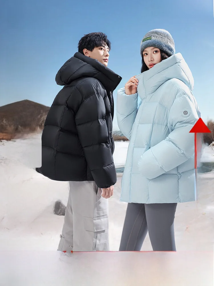 

Snow Flng Heavyweight New 26 Goose down High Fill Power Puffer Jaet Couples Multicolor Fluffy 5 Box Outdoor Sportswear