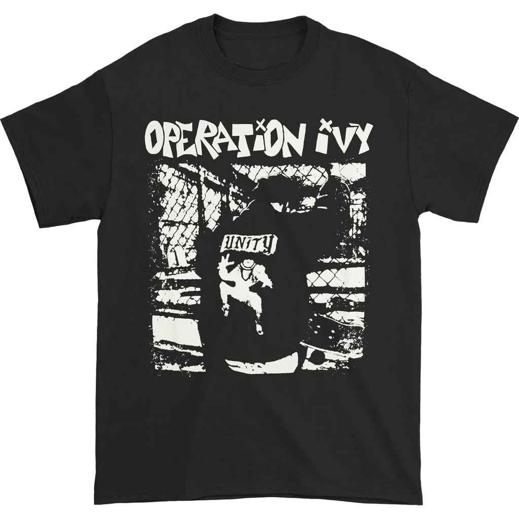 

2025 Operation Ivy West Coast Punk Rock Band Ska women Men American Cotton Short Sleeve Tshirt Fashion High Quality Luxury Brand
