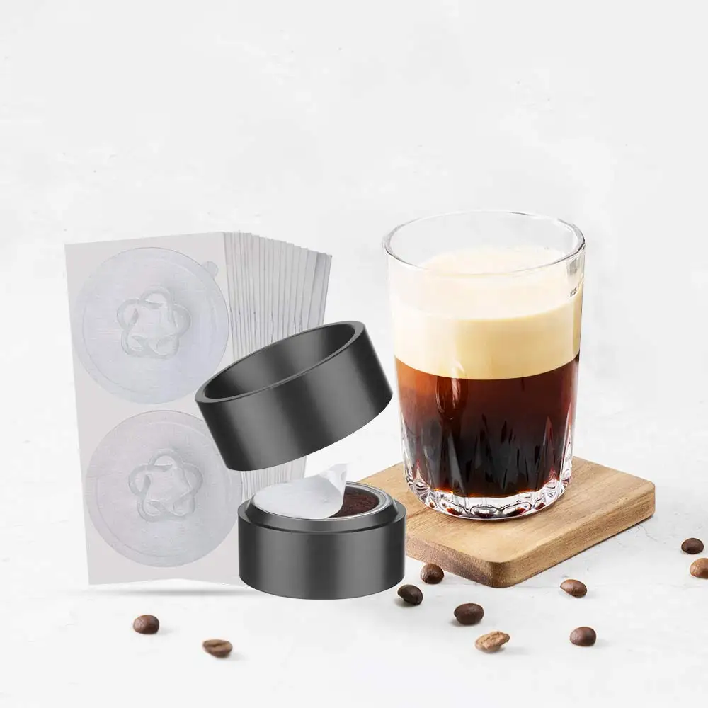 Reusable Nespresso Vertuo Capsule Kit for VertuoLine Capsules with Aluminum Foils Seals Fit for Nespresso Vertuoline Pods Filter