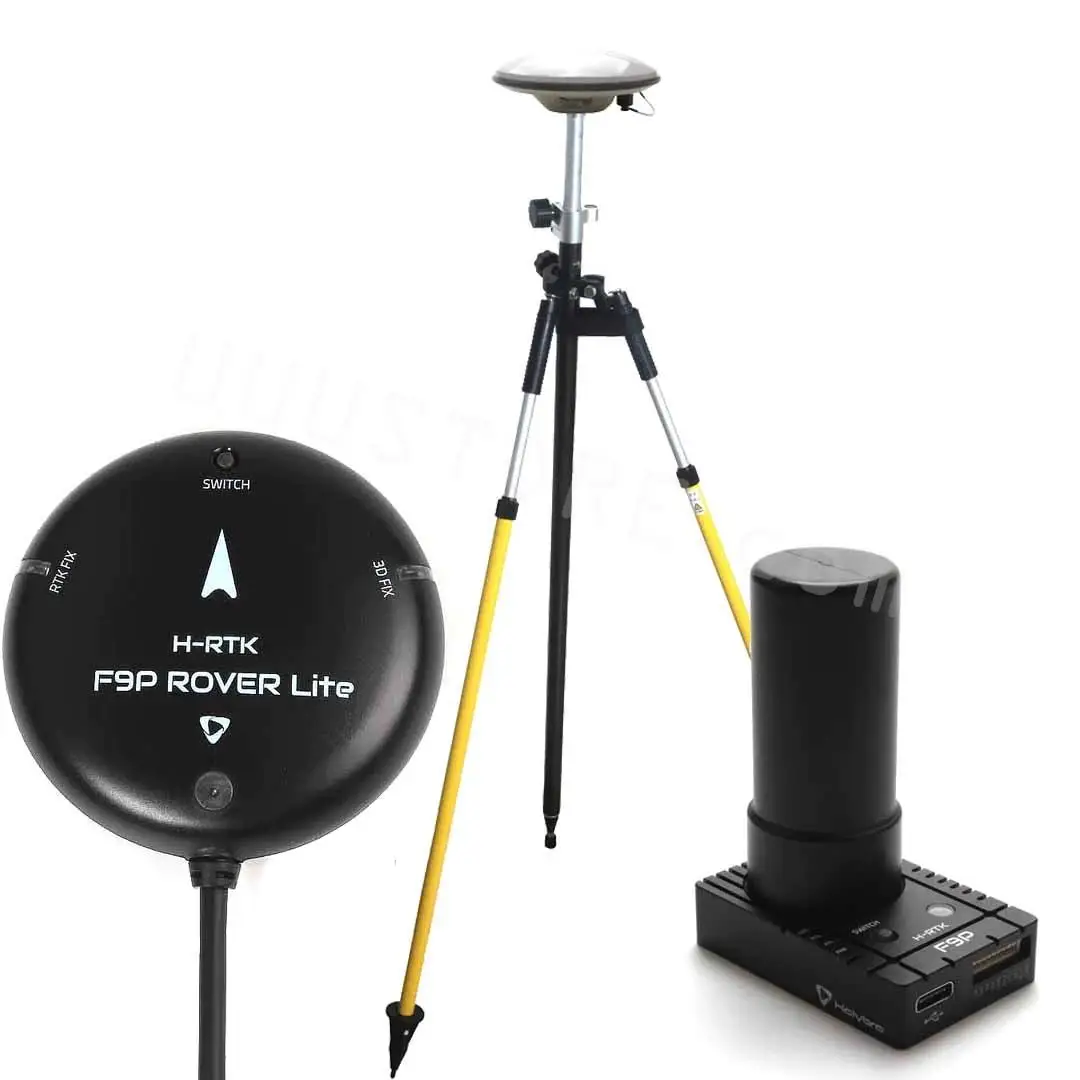 

Holybro H-RTK F9P Rover Lite GPS Module GNSS GLONASS Galileo BeiDou for Pixhawk Flight Controller long range system