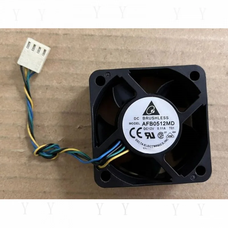 Y+ 1pcs  for DELTA AFB0512MD 5CM 5020 DC12V 0.11A 50mm double roll PWM fan 4pin