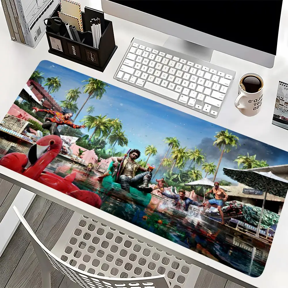 

Game Cartoon Dead Island 2 Mouse Pad Gaming Mousepad Abstract Large 800x400x2mm MouseMat Gamer XXL Mause Carpet PC Desk