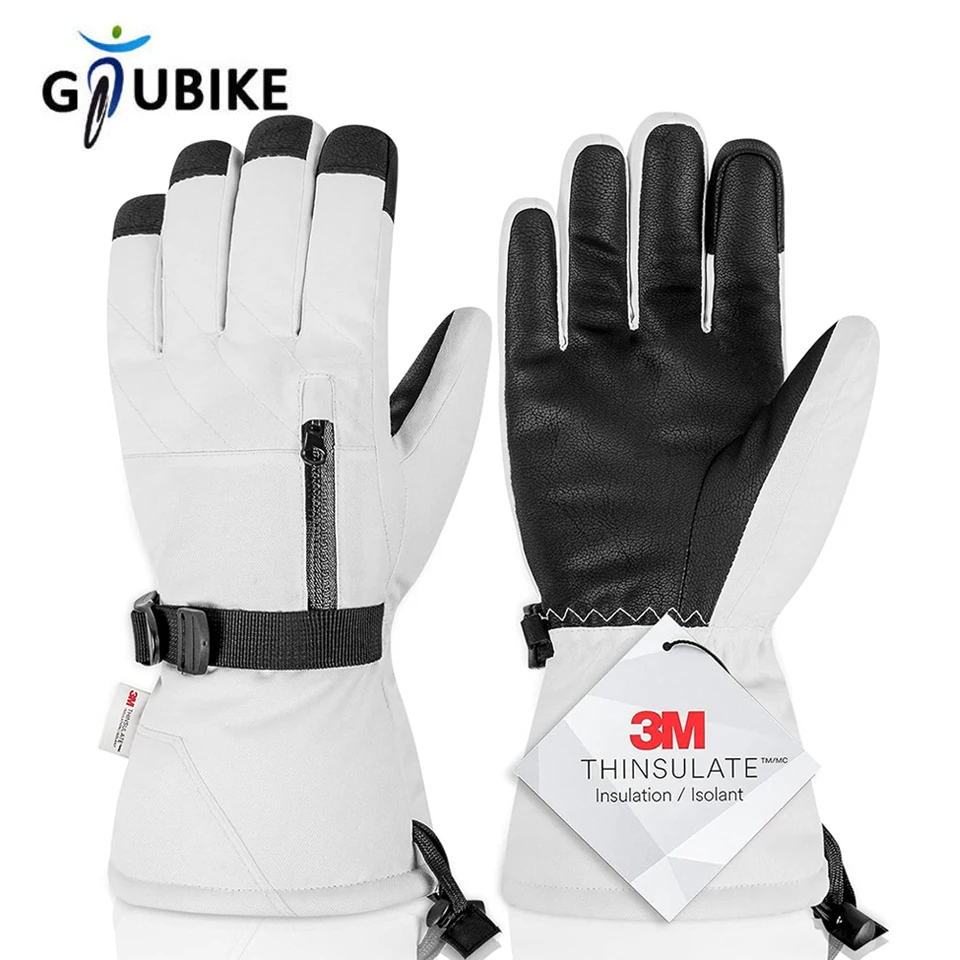 GTUBIKE Waterproof Ski Snowboard Gloves Touchscreen Outdoo Mitten 3M Thinsulate Snow Gloves Motorcycle Gloves Motorcycle Gloves