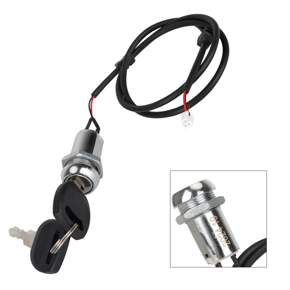 2-Key Waterproof Electric Lock - For -Kukirin G4 Electric Scooter (Lock Core Accessory) Sturdy Locking Mechanism