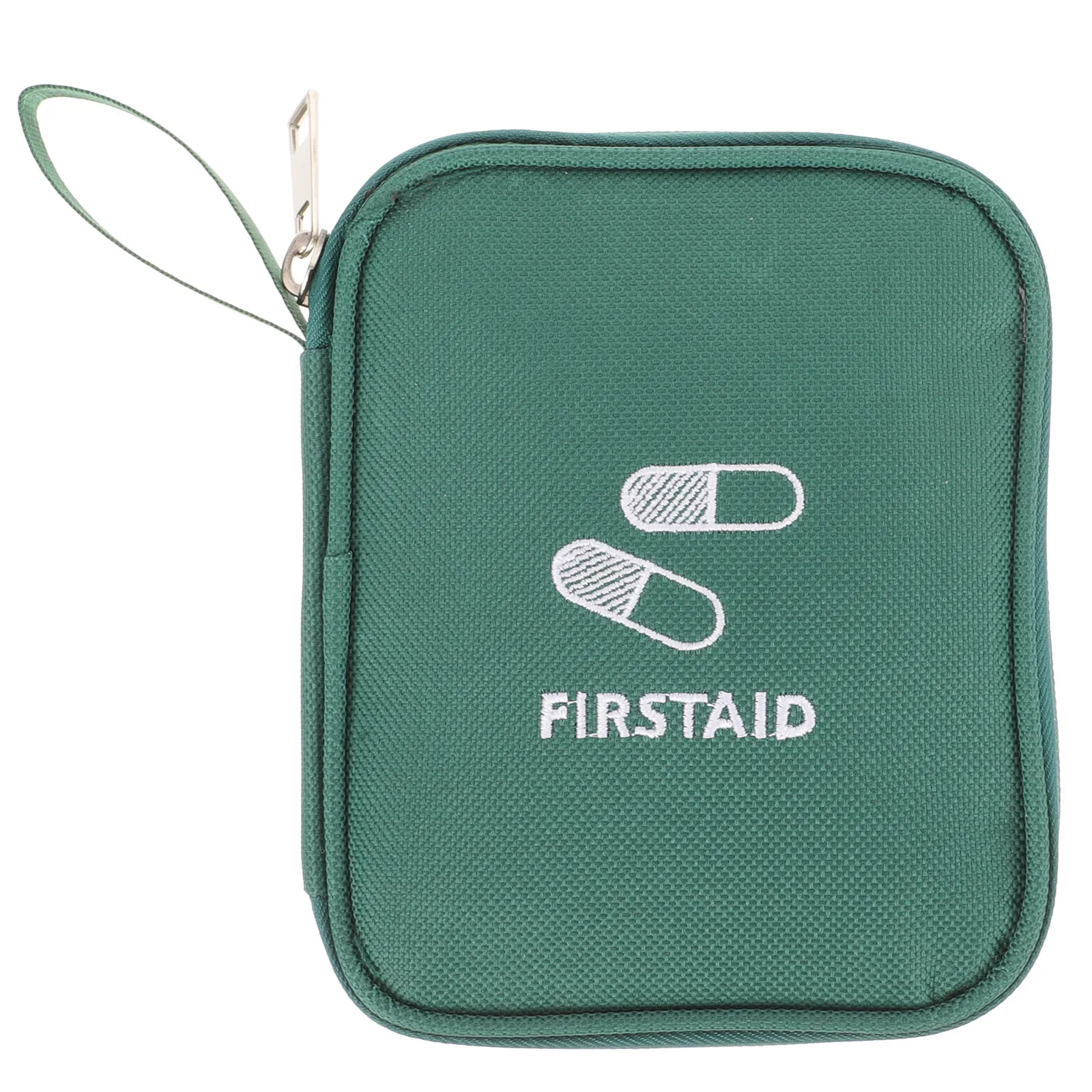Travel First Aid Bag Portable Medicine Pouch Compact Lightweight Zipper Closure for Car Bike Yacht Boat Hiking Camping Emergency