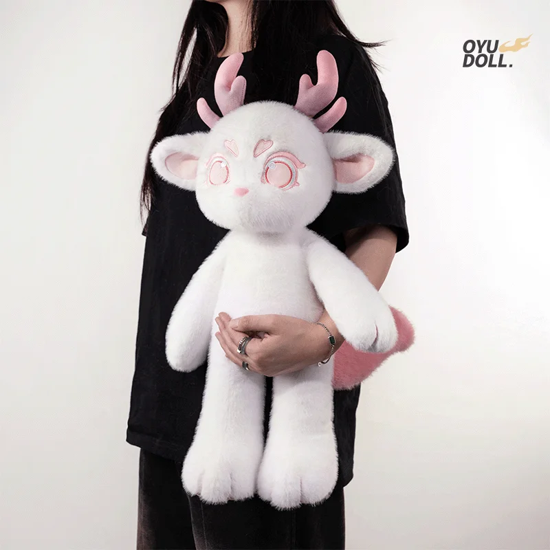 

Auspicious Bai Ze Plush Doll - Lovely Shan Hai Jing Stuffed Animal Healing and Lucky Valentine Birthday Gift for Girls and Her