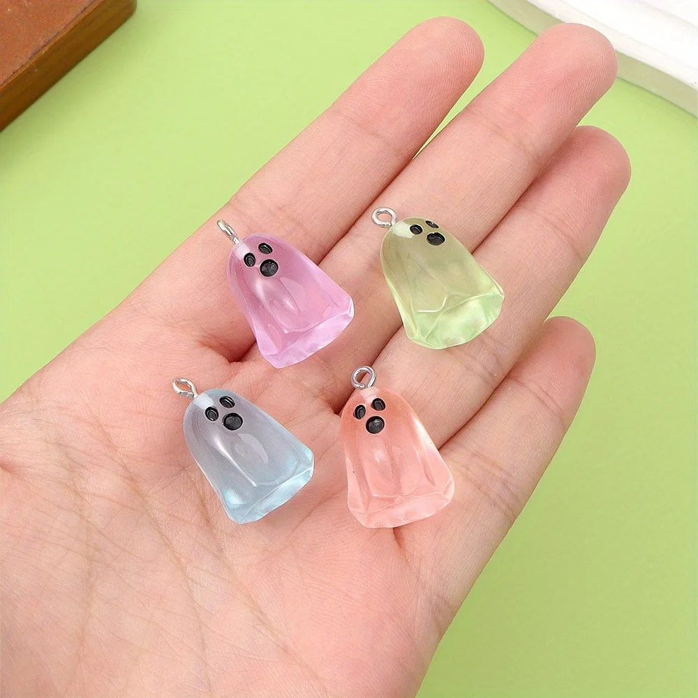 2/4/8pcs Multi-color Ghode-shaped Pendants, for DIY Bracelets, Necklaces, Earrings, and Halloween Party Decoration Accessories