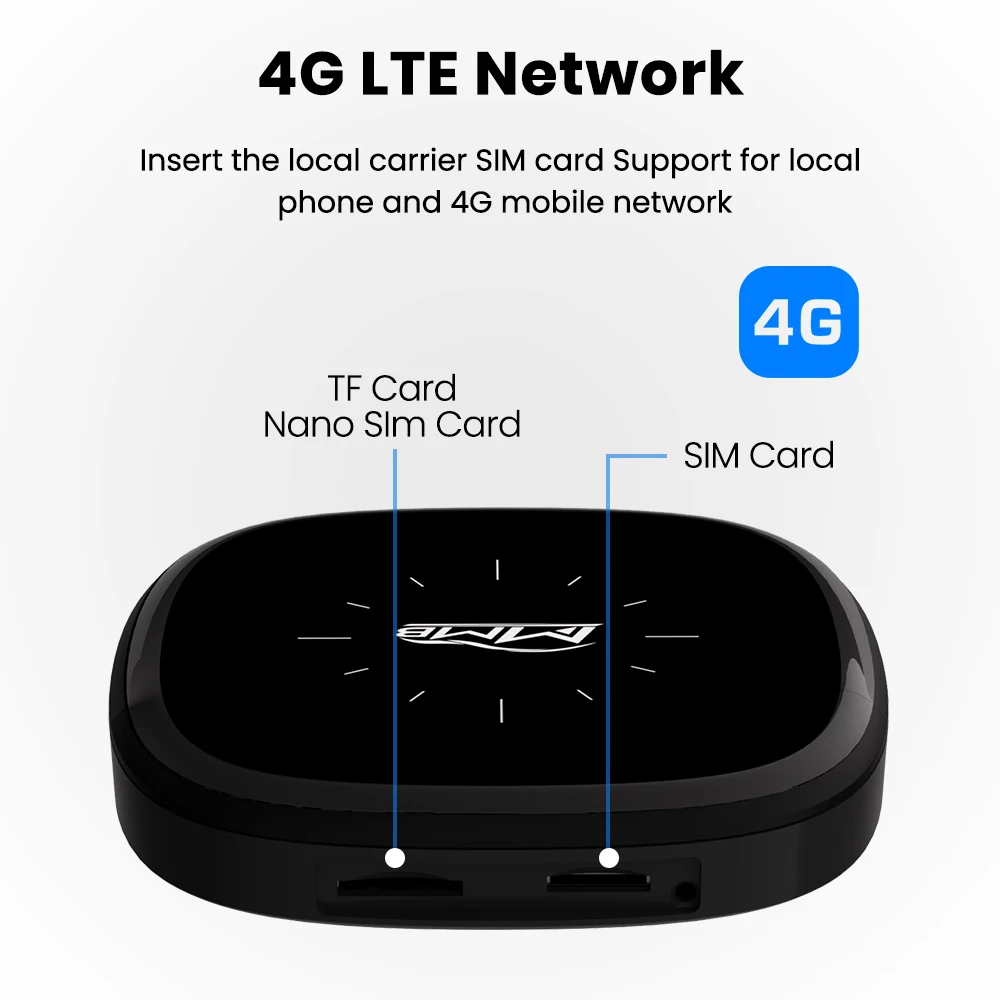 جديد MMB Max Q2W Ai Box Android 13.0 QCM6115 8-Cores Wireless CarPlay Android Auto Ai Box 4+64G ترقية عبر الإنترنت YouTube Netflix #6