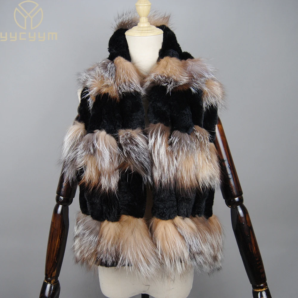 

2025 New Arrival Female Fashion Neck Warmer Ladies Scarves Real Rex Rabbit Fur Scarf Women Winter Warm Genuine Fox Fur Scarves