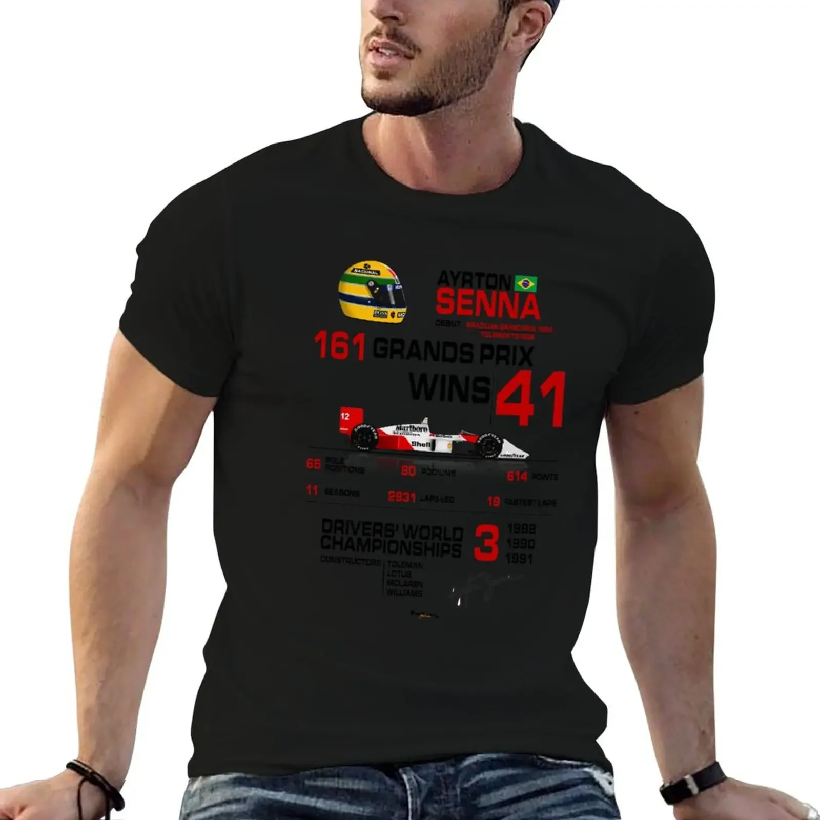 

Senna - MP44 Stats T-Shirt vintage anime shirt affliction shirts kawaii clothes anime stuff plain black t shirts men