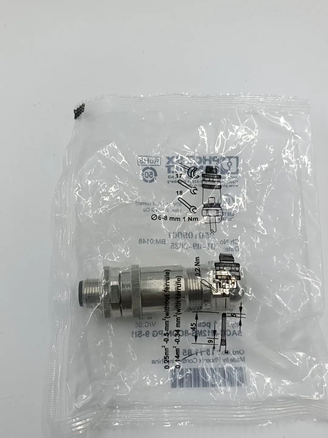 Phoenix connector SACC-M12MS-8CON-PG 9-SH high quality