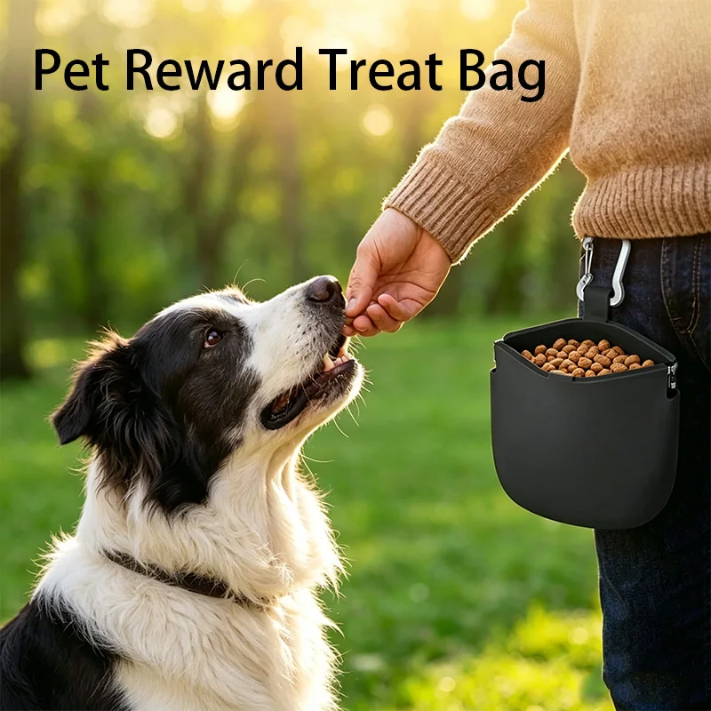 Popular pet snack bag, dog and cat travel food storage bag, storage bag, portable pet training bag - view 4