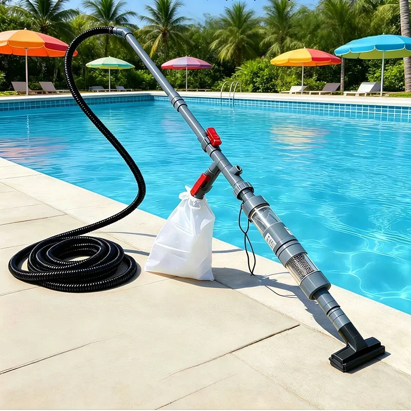 Pond Vacuum Cleaner 12V High-Suction Fish Pond Cleaner, Vacuum Pump, Submersible Pump, Sludge Remover, Swimming Pool