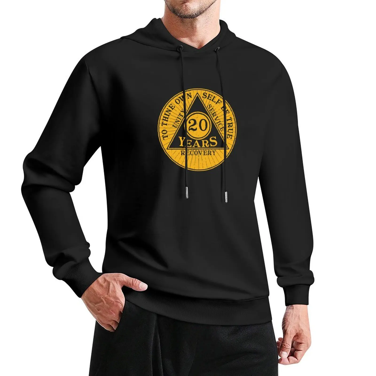 

20 years sobriety coin recovery coin gift Pullover Hoodie mens designer clothes designer hoodies