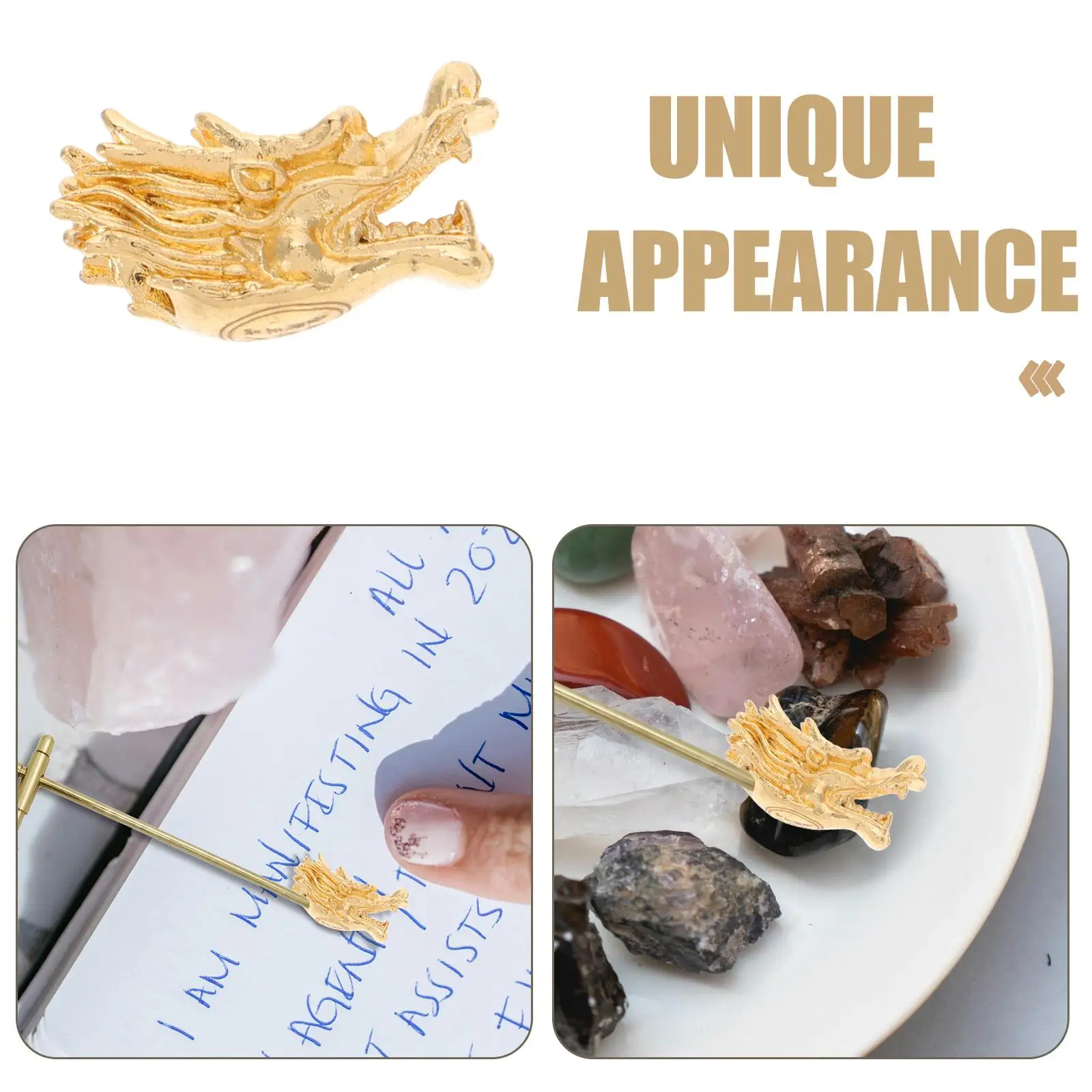 Hastes de adivinhação de cobre dragão dourado feng shui ferramentas linha de água equipamento de caça fantasma precisão radiestesia energia