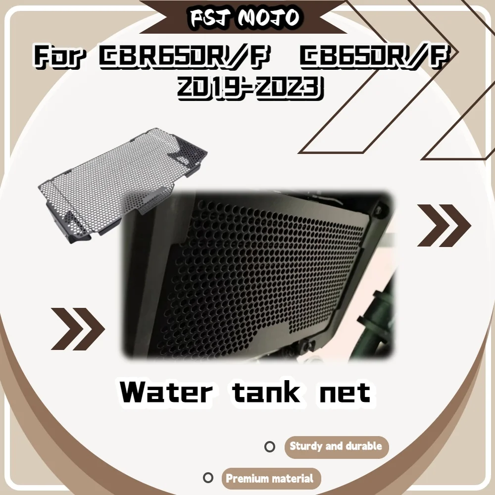 For CBR650R/F CB650R/F 19-23 Years Water Tank Guard Net, Thickened Radiator Protective Cover Anti-dust Anti-strike  Accessories