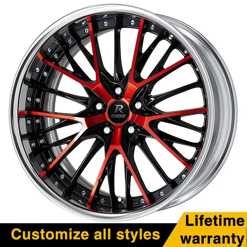 Work Wheels SCHWERT SG2 Forged Wheels Rims 17-26 Inch Custom Alloy Luxury Multi-Spoke Deep Concave Design For Luxury SedansW205,