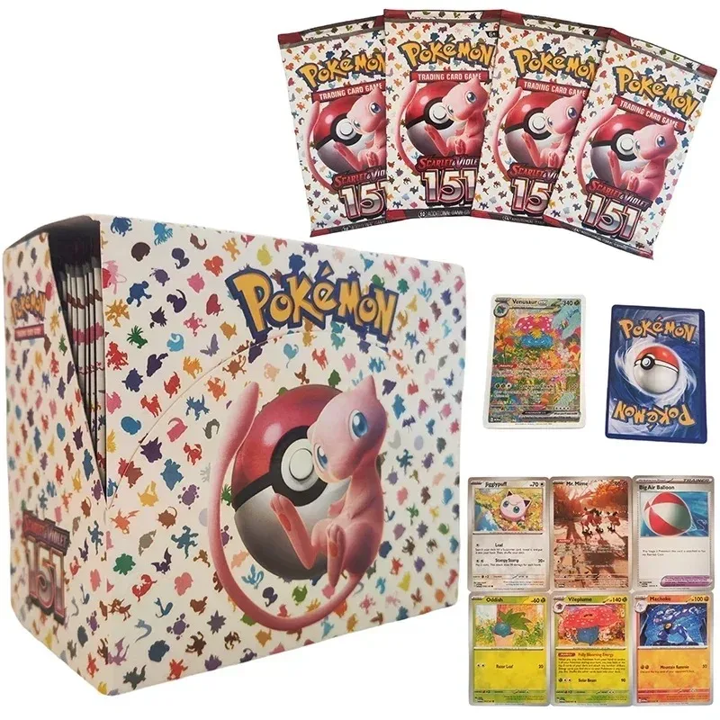 

360 карт Pokemon: Destined Rivals, Prismatic Evolutions, Scarlet & Violet, 151 PALDEAN, английские бустерные карты для битв и коллекционирования