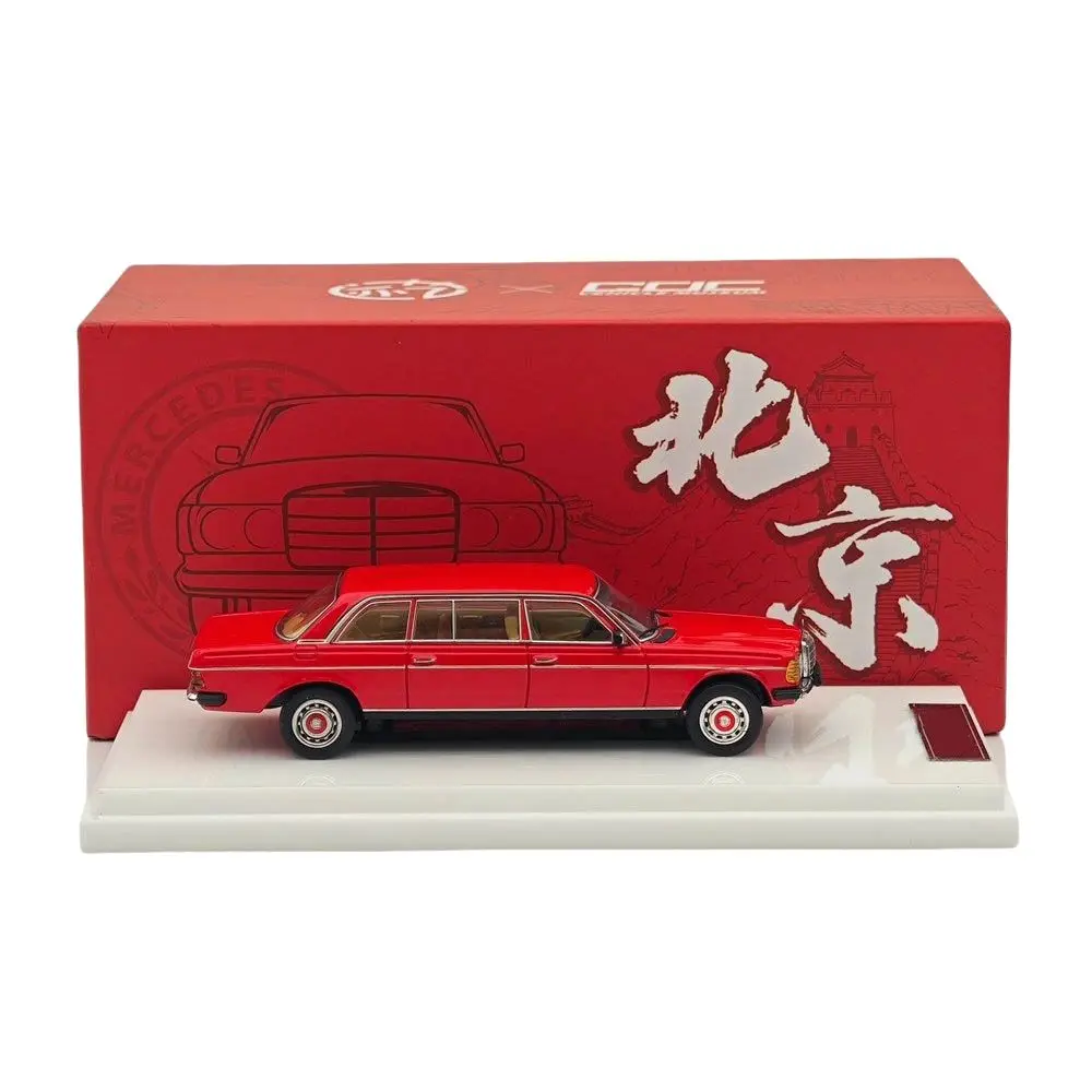 

JIYI & GOC масштаб 1:64 230E V123 Beijing HEC 1976, красный, специальный выпуск, литая под давлением модель автомобиля, миниатюрная коллекция, модели игрушечных транспортных средств