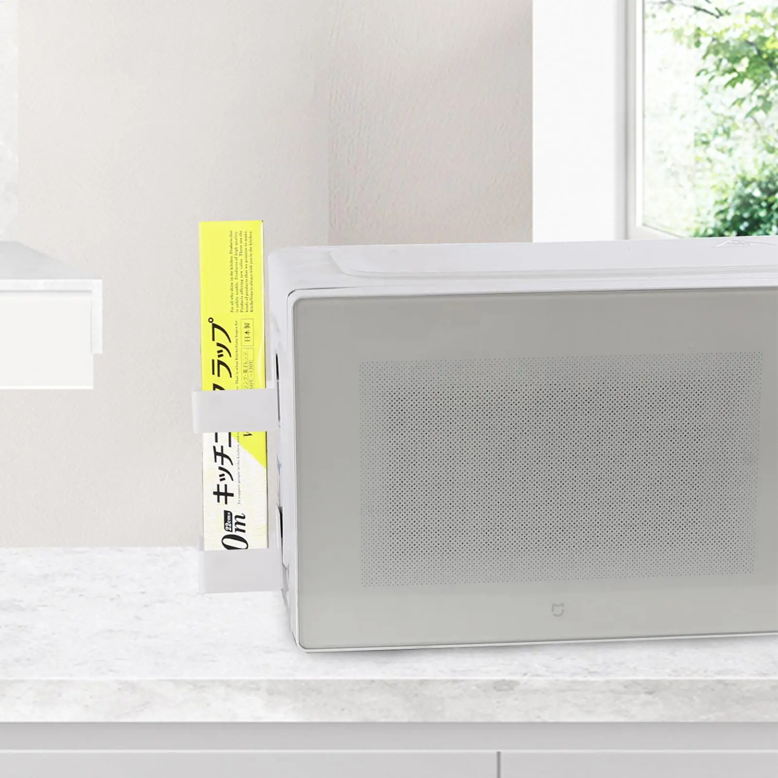 

Держатель для кухонной пленки, настенная стойка из алюминиевой фольги, без сверла, клейкие полки для хранения инструментов для волос, инструмент для завивки, утюг