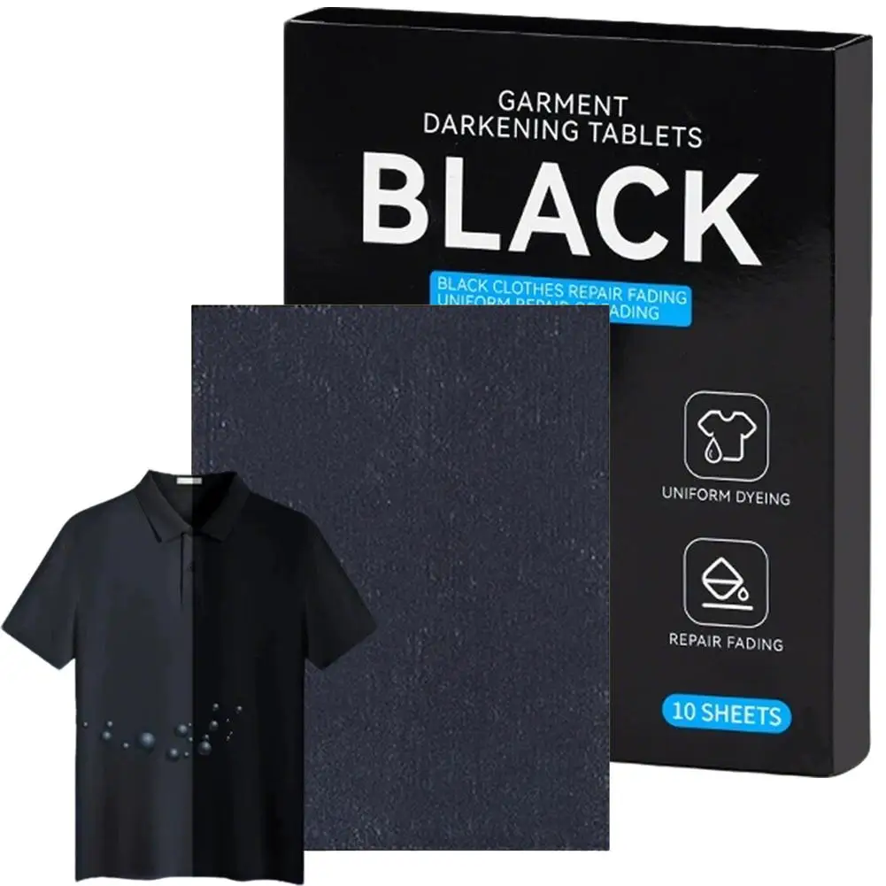 Laundry Black Color Enhancement Sheet-non-woven Fabric Used for Fading Black Clothes Laundry Black Color Sheets for Dark Fabric