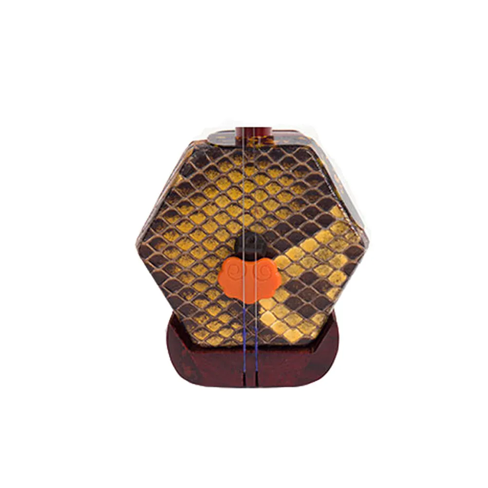 2Pcs Erhu Noise Reducer Pad Sound Filter for Erhu Lovers Easy Install Remove Switch Normal to Quiet Practice Orange