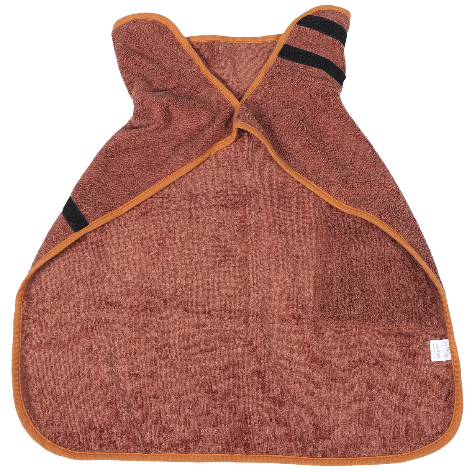 

1PC Coffee Dog Absorbent Bathrobe for Drying Dogs after Swimming Lightweight Comfortable Polyester Pet Clothes Easy Wear