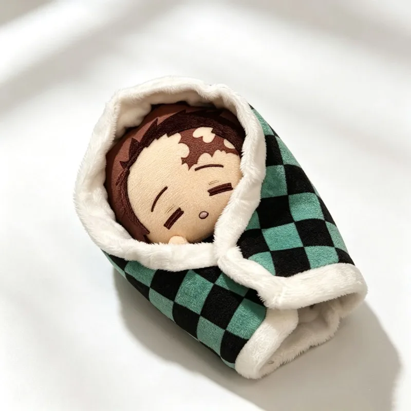 새로운 데몬 슬레이어 플러시 장난감 만화 애니메이션 주변기기 창의적인 잠자는 숯 유령을 파괴하는 아기 인형 장식 선물