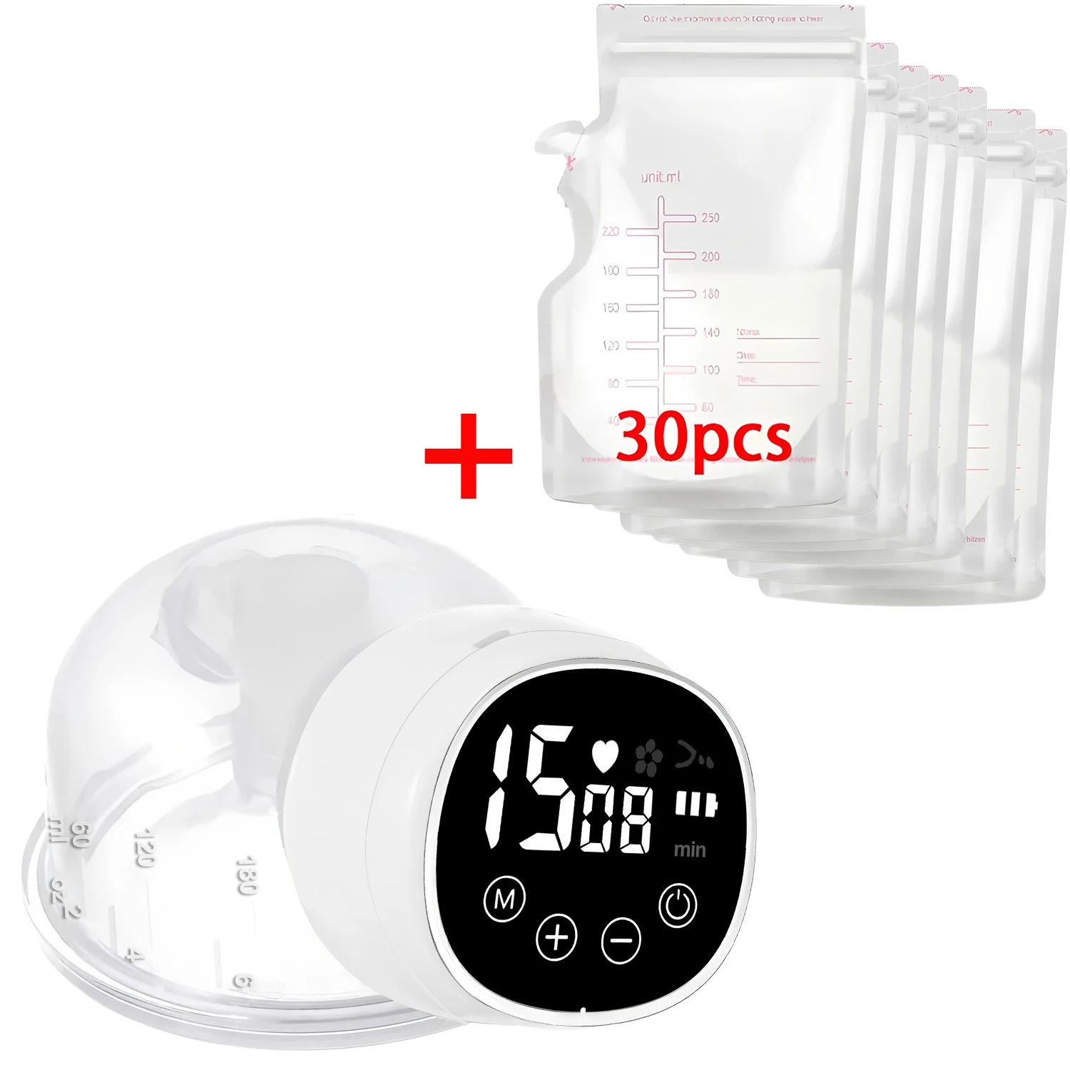 Elektryczny, przenośny, noszony na ciele laktator F1, bez użycia rąk, z regulacją poziomów ssania, komfortowy, automatyczny laktator.