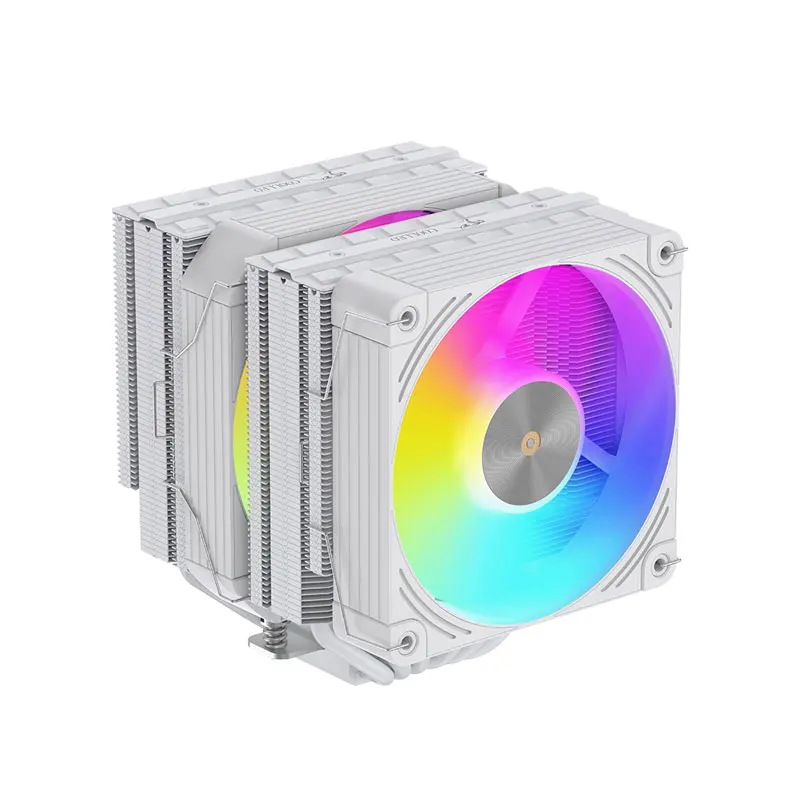 

High-Speed White Computer Case Air Cooler 6 Heat Pipes Performance CPU Cooling Fan with Intel 4Pin Connector PWM