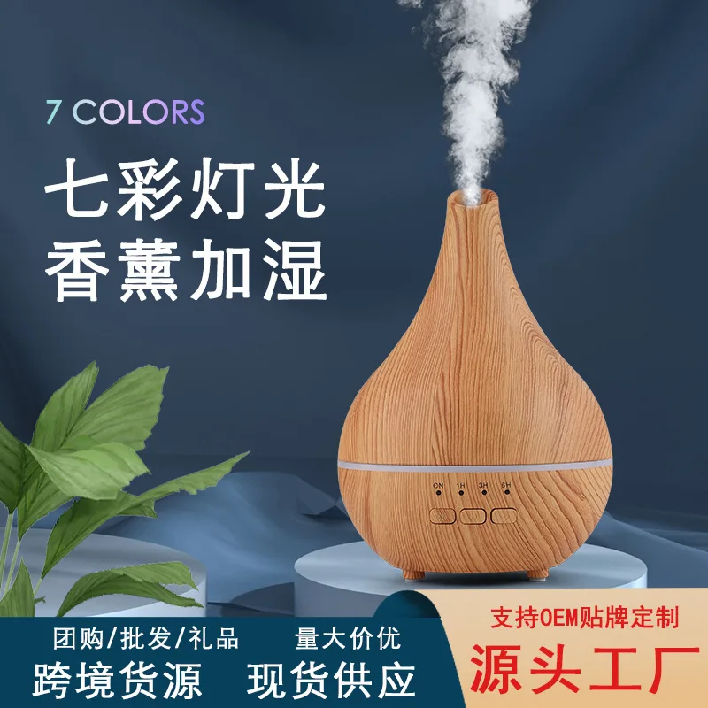 SOURCE Factory Incense Purification Ultrasonic Aroma Diffuser Night Light Home Office Mute Essential Oil Atomization Aromatherap