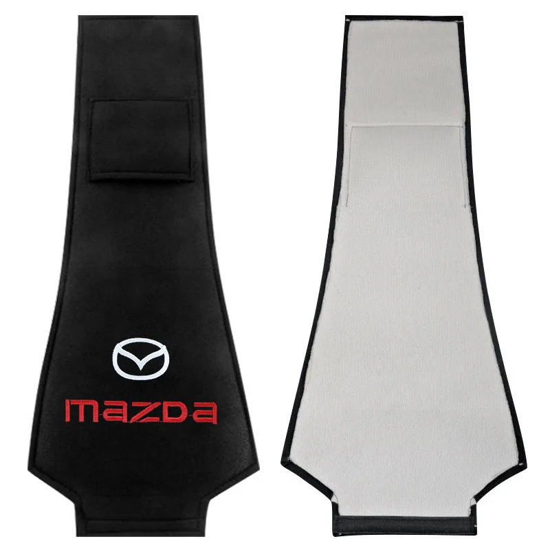 Car Headrest Cushion Neck Pillow Case Seat Headrest Pillow Cover for Mazda 3 Bk 6 Encosella Atez Gh CX 5 2 90 Wheel Center Caps