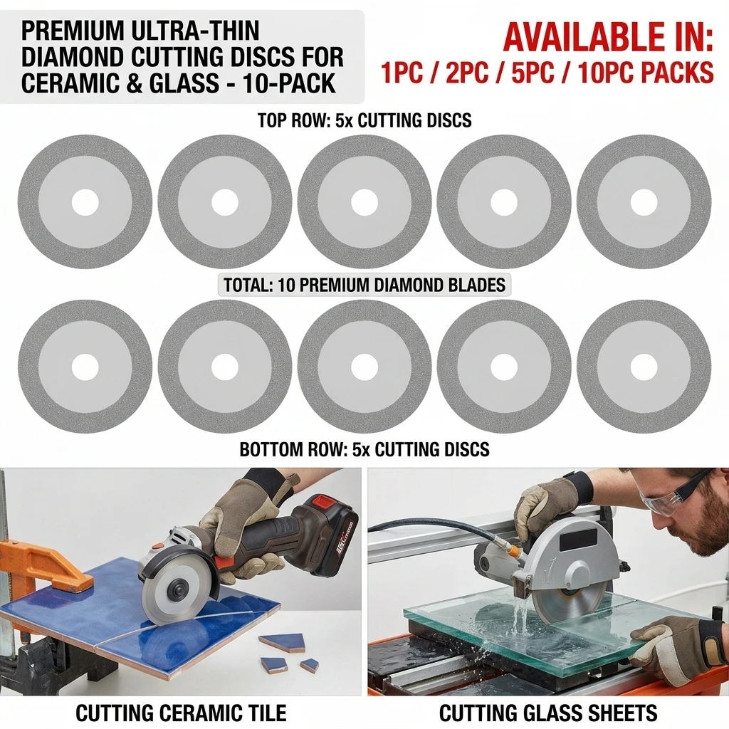 Glass Cutting Disc Blade 100mm Diamond Cutting Disc Marble Saw Blade Ceramic Tile Jade Special Cutting Blade Dropshipping