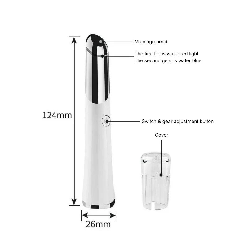 전기 눈 마사지 기계, 안티 링클 눈 마사지, 안티 에이징 아이 케어, LED 스크린, 핫 마사지, USB 충전식 마사지 장치