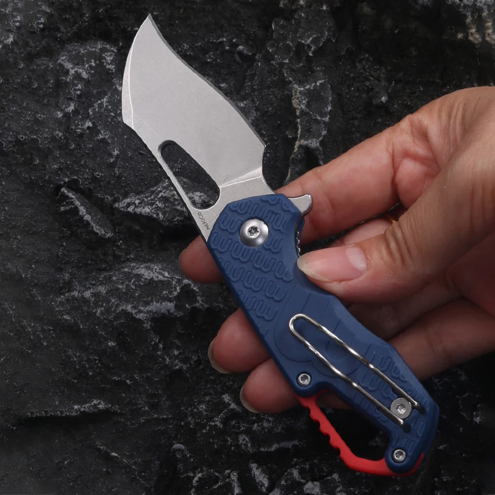 Imagem -04 - Canivete de com Clipe para Autodefesa Caça ao ar Livre Facas Táticas Edc Folding Camp Survival N690co Aço Inoxidável